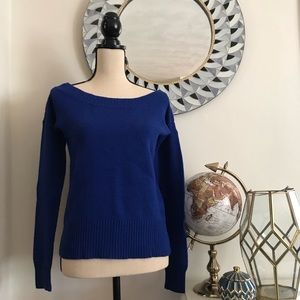 American Eagle Blue Wool Blend Sweater - M